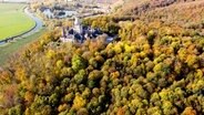 Schloss Marienburg aus der Vogelperspektive. © TNN Foto: TNN