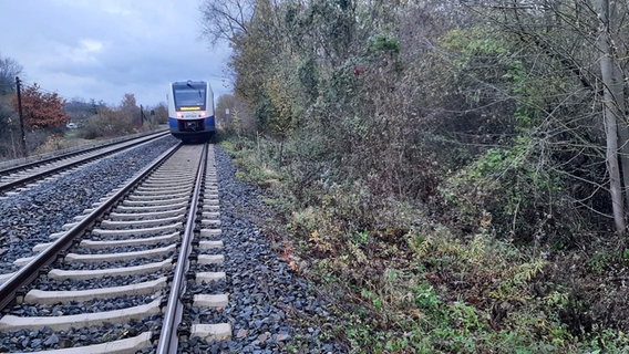 Blick auf eine Bahnstrecke bei Vienenburg. © Bundespolizeiinspektion Hannover 