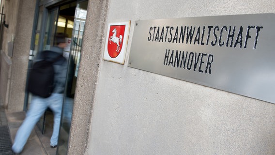 Der Eingang der Staatsanwaltschaft Hannover. © dpa Picture Alliance Foto: Julian Stratenschulte