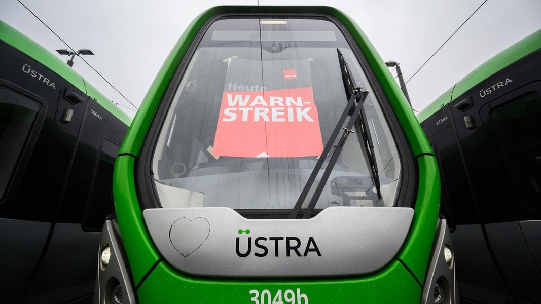 Grèves d’avertissement dans les transports publics : de nombreuses villes seront touchées la semaine prochaine |  NDR.de – Actualités