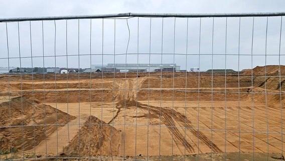 Das Gelände in Wunstorfs, auf dem das A400M-Wartungszentrum gebaut wird © NDR Foto: Bernd Reiser