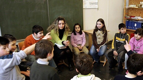 Islamunterricht an einer Grundschule © dpa/Picture-Alliance Foto: Kai-Uwe Knoth