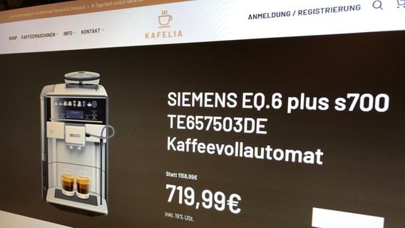 Website Kafelia.de  