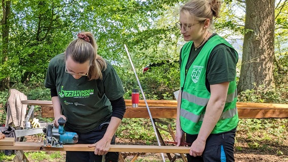 Die Landjugendgruppe Hils bei der 72-Stunden-Aktion © Niedersächsische Landjugend 
