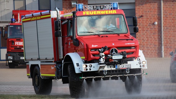 Ein Löschfahrzeug der Feuerwehr. © Landkreis Uelzen 