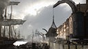 Der alte Hafen in Hamburg im Mittelalter. © NDR/ Farber Courtial Fotograf: Farber Courtial