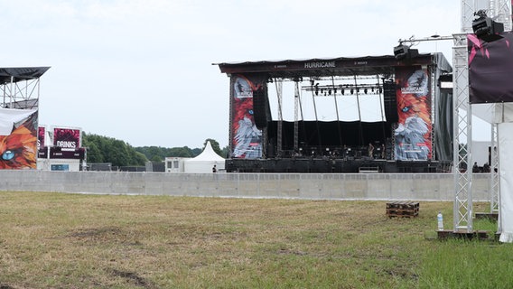 Eine leere Bühne beim Hurricane-Festival. © NDR Foto: NDR
