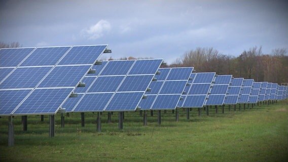 Mehrere große Solarpanals. © NDR 
