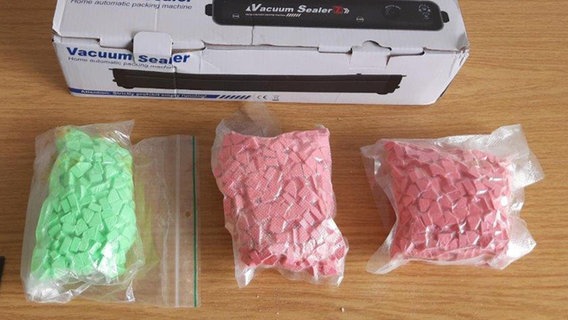 Beschlagnahmte Drogen © Bundespolizei 