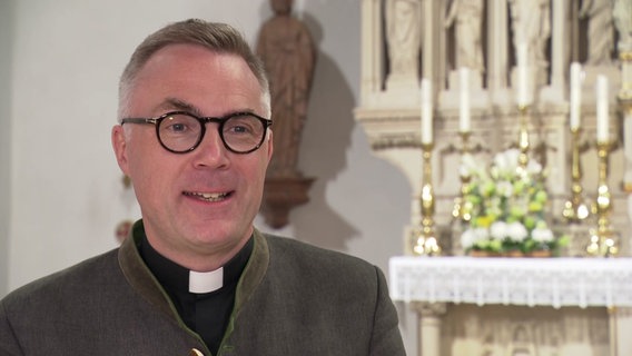 André Ciszewski, ein Bekannter des Papstes Leo XIV., im Interview. © NDR 