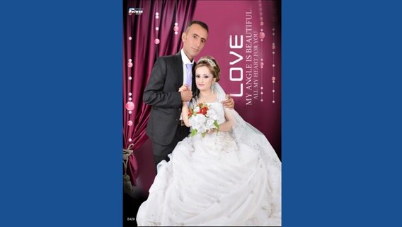 Hochzeitsfoto von Mariam Taramoush und Zinar Kalash © NDR Foto: Nadia Yaqub