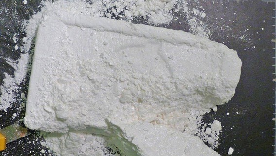 Ein Block Kokain. © Hauptzollamt Oldenburg 