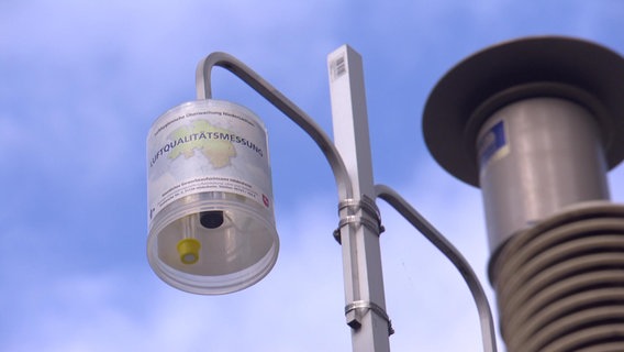 Eine Abgas-Messstation. © NDR 