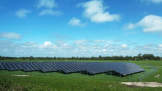 Solarpark in Ostfriesland © picture alliance / Hinrich Bäsemann Foto: Hinrich Bäsemann