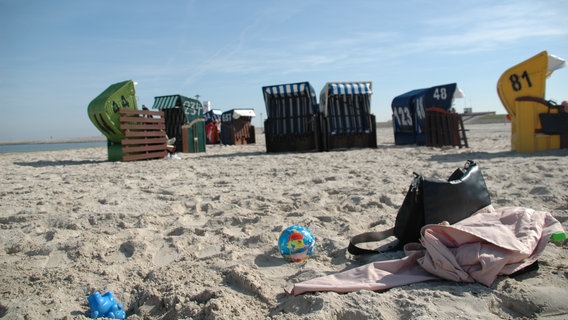 Strandkörbe am Nordseestrand. © ndr.de Foto: Thomas Stahlberg