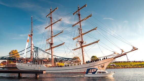 Das Schiff Artemis. © Rainer Ganske Foto: Rainer Ganske