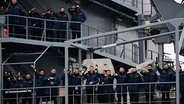 Die Besatzung des Einsatzgruppenversorgers "Bonn" ist zurück in Wilhelmshaven. © TeleNewsNetwork 