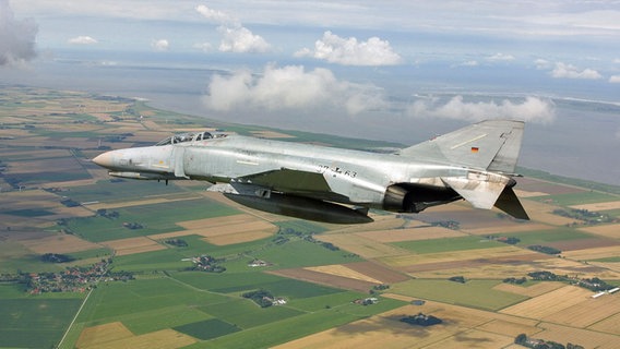 Ein Kampfflugzeug vom Typ Phantom F-4F. © Bundeswehr Foto: Bundeswehr