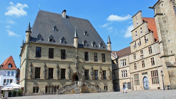 Das historische Rathaus in Osnabrück © NDR Foto: Britta Nareyka