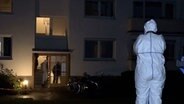 Polizei und Spurensicherung in Osnabrück. Hier wurde eine 50-Jährige erstochen. © Nord-West-Media TV 