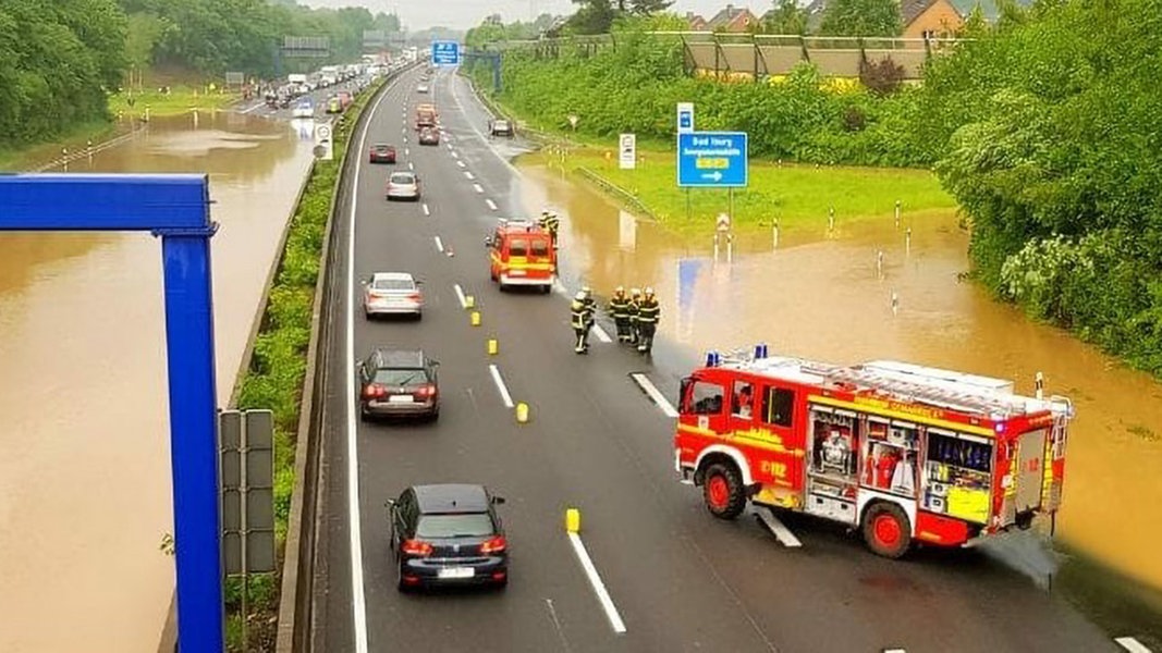 Unwetter für Land unter in Osnabrück NDR.de