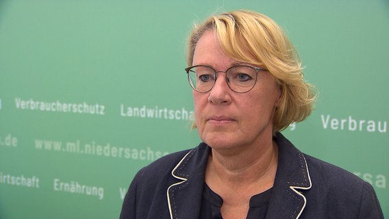 Landwirtschaftsministerin Barbara Otte-Kinast (CDU) im Interview. © NDR 
