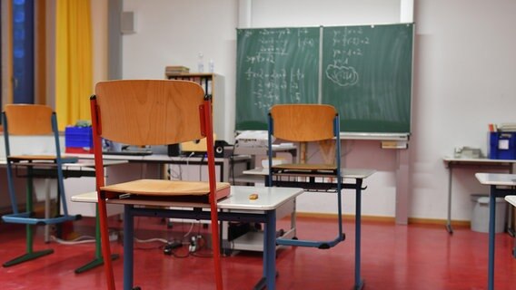 Ein leerer Klassenraum. © picture alliance / SvenSimon | Frank Hoermann / SVEN SIMON 
