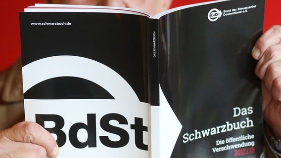 Ein Mann liest aus dem Schwarzbuch. © dpa Foto: Roland Weihrauch
