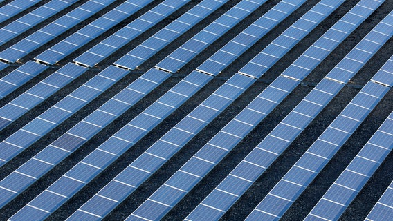 Solaranlage auf einem Flachdach © picture alliance / blickwinkel/W. Pattyn Foto: W. Pattyn