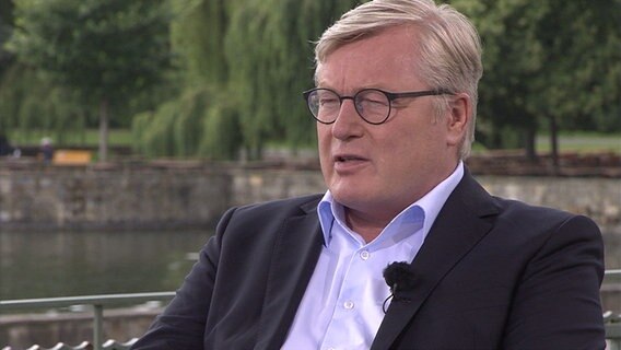 Niedersachsens CDU-Vorsitzender Bernd Althusmann im NDR Sommerinterview © NDR 