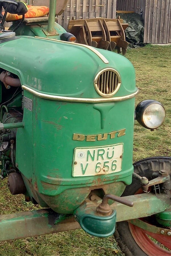 Ein Oldtimer-Trecker der Marke Deutz. © NDR Foto: Wilhelm Heidemann