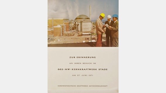 Erinnerungsblatt "Tag der offenen Tür" Atomkraftwerk Stade (Reiner Klintworth) © NDR 