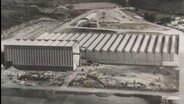 Erste VW-Fabrik in Brasilien gerade errichtet, circa 1957. © NDR 