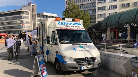 Das Zahnmobil in Hannover  