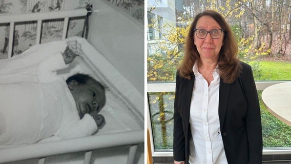 Eine Bildcollage: Damals und Heute © Krankenhaus Reinbek / Ole ter Wey 