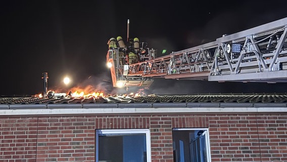 Dachstuhlbrand in Bad Bramstedt. © Kreisfeuerwehrverband Segeberg 