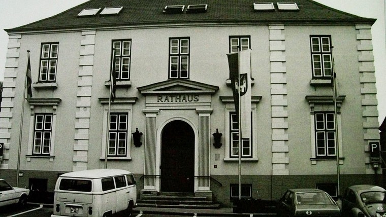 Historisches Foto vom Rathaus in Bad Segeberg. © NDR Foto: Hans-Werner Baurycza