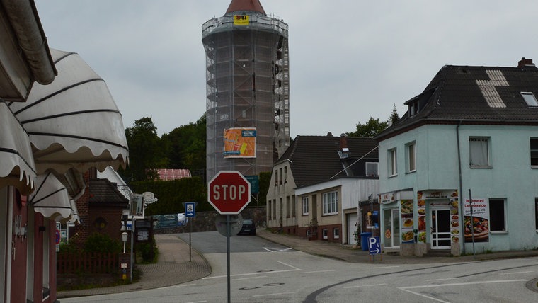 Der Wasserturm Bad Segeberg. © NDR Foto: Anne Passow