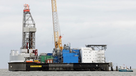 Bohr- und Förderinsel © dpa 