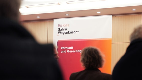 Das BSW hat in Schleswig-Holstein seinen Landesverband gegründet. © NDR Foto: Paul Wessels