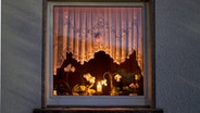 Eine brennende Kerze steht zur Corona-Gedenkaktion in einem Fenster © Imago Foto: Sascha Ditscher