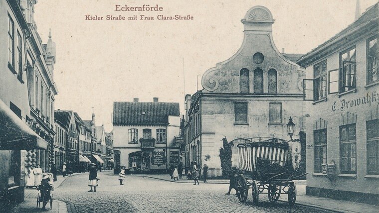 Eine alte Aufnahme der Commerzbank in Eckernförde. © Stadtarchiv Eckernförde