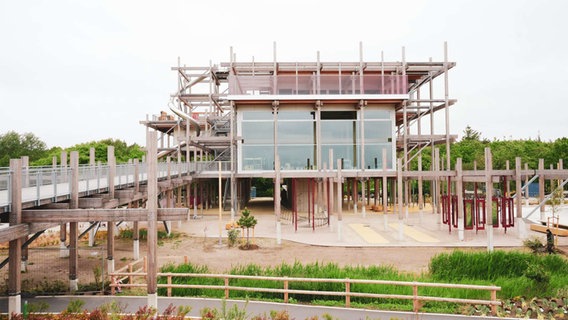 Die Baustelle des Erlebnishus in St. Peter-Ording. © Copyright Tourismus-Zentrale St. Peter-Ording 
