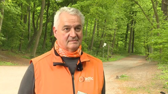 Ulf Brüggmann vom ADFC Pinneberg. Ulf Brüggmann vom ADFC Pinneberg. © NDR