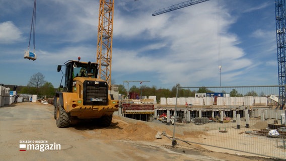 Eine Baustelle in Norderstedt. © NDR 