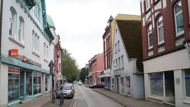 Ein aktuelles Bild von dem jüdischen Viertel/Flamweg in Elmshorn © NDR Foto: Robert Tschuschke