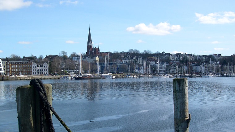 Eine aktuelle Aufnahme des Hafens in Flensburg. © NDR Foto: Werner Junge