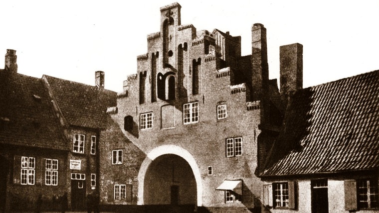 Eine historische Aufnahme von Flensburg. © Stadtarchiv Flensburg