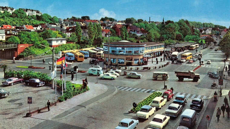 Eine historische Aufnahme von Flensburg. © Stadtarchiv Flensburg