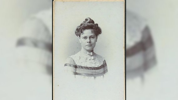 Ein altes Bild von Charlotte Franck aus dem Jahr 1901 © Privatarchiv Alan Gordon 